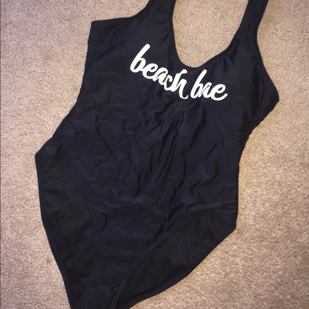 Black one piece